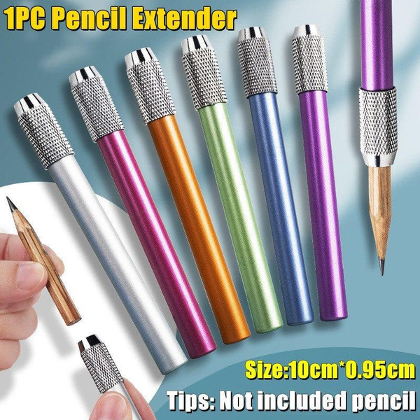 1PC Metal Single Head Pencil Extender Art Sketch Drawing Pencil Extender